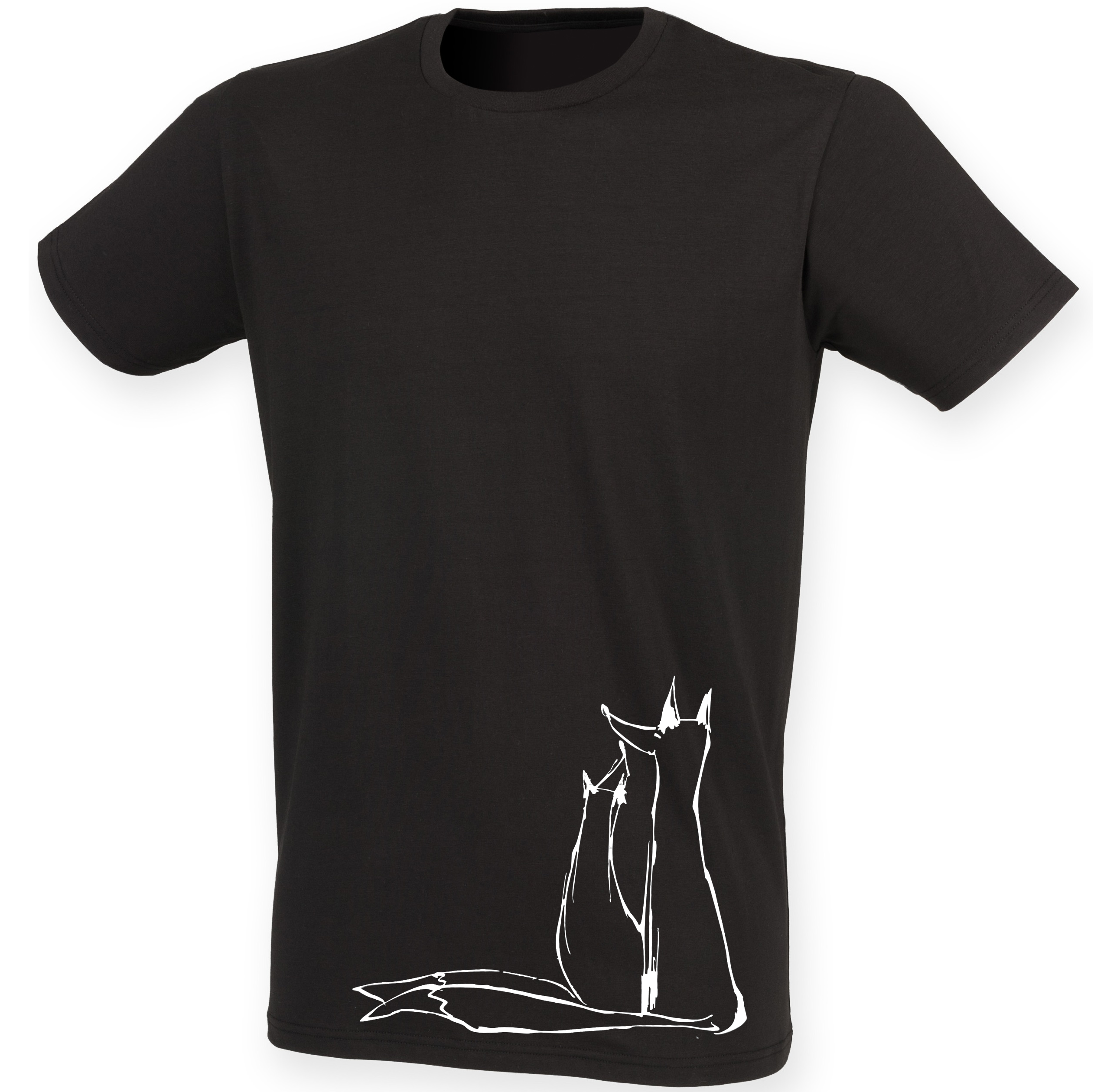 2 Foxes men t-shirt-ARTsy clothing