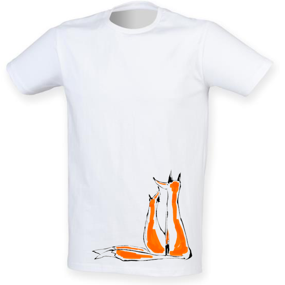 2 Foxes men t-shirt-ARTsy clothing