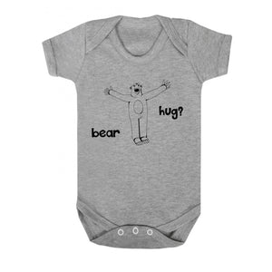 Babygrow - Little Bear Baby Bodysuit, Grey