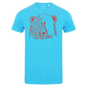 Bear face men t-shirt