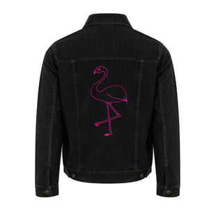 Flamingo denim jacket