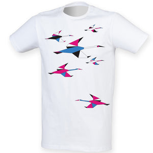 Blue geese men t-shirt