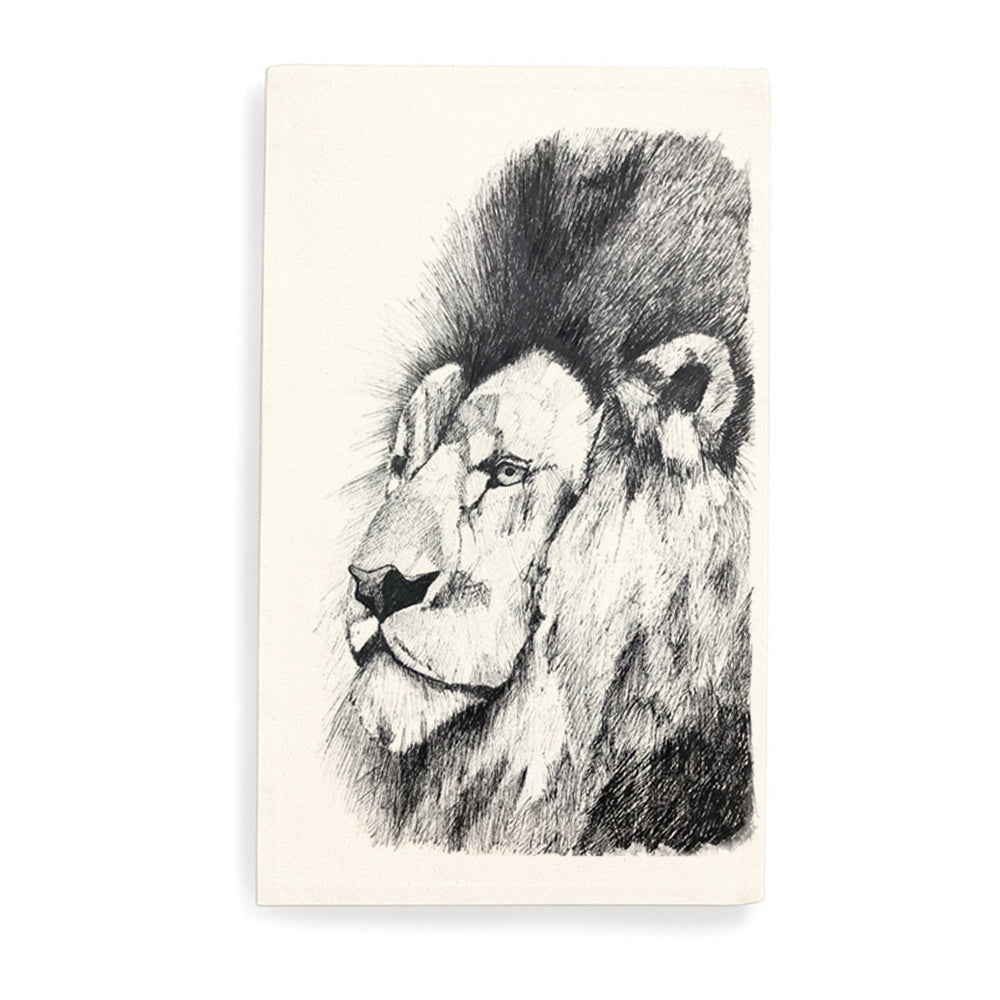 Cushion cover, Lion by Gill Pollitt