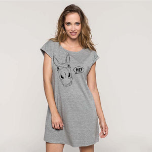 Dress - Donkey Flowy T-shirt Dress, Grey