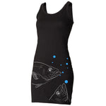 Dress - Fish Vest Dress, Black