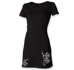 Dress - Fox On A Bike T-shirt Dress