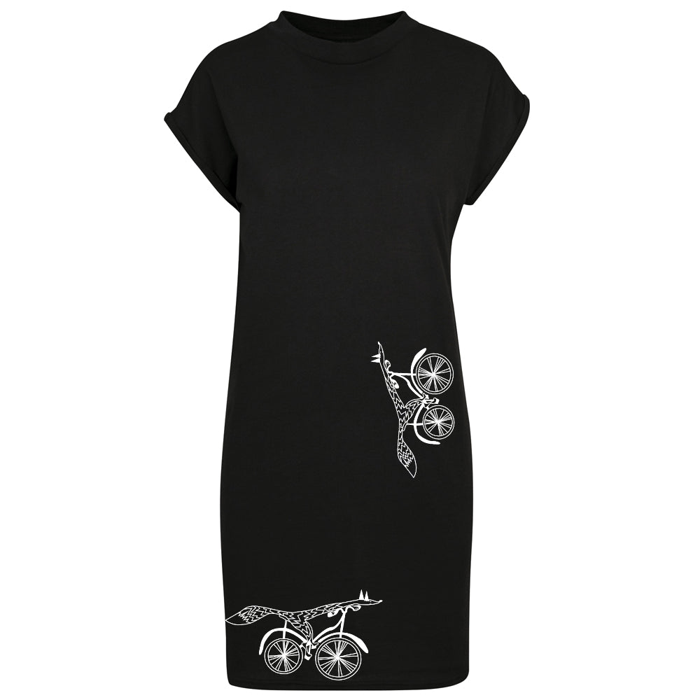Cycling fox t-shirt dress