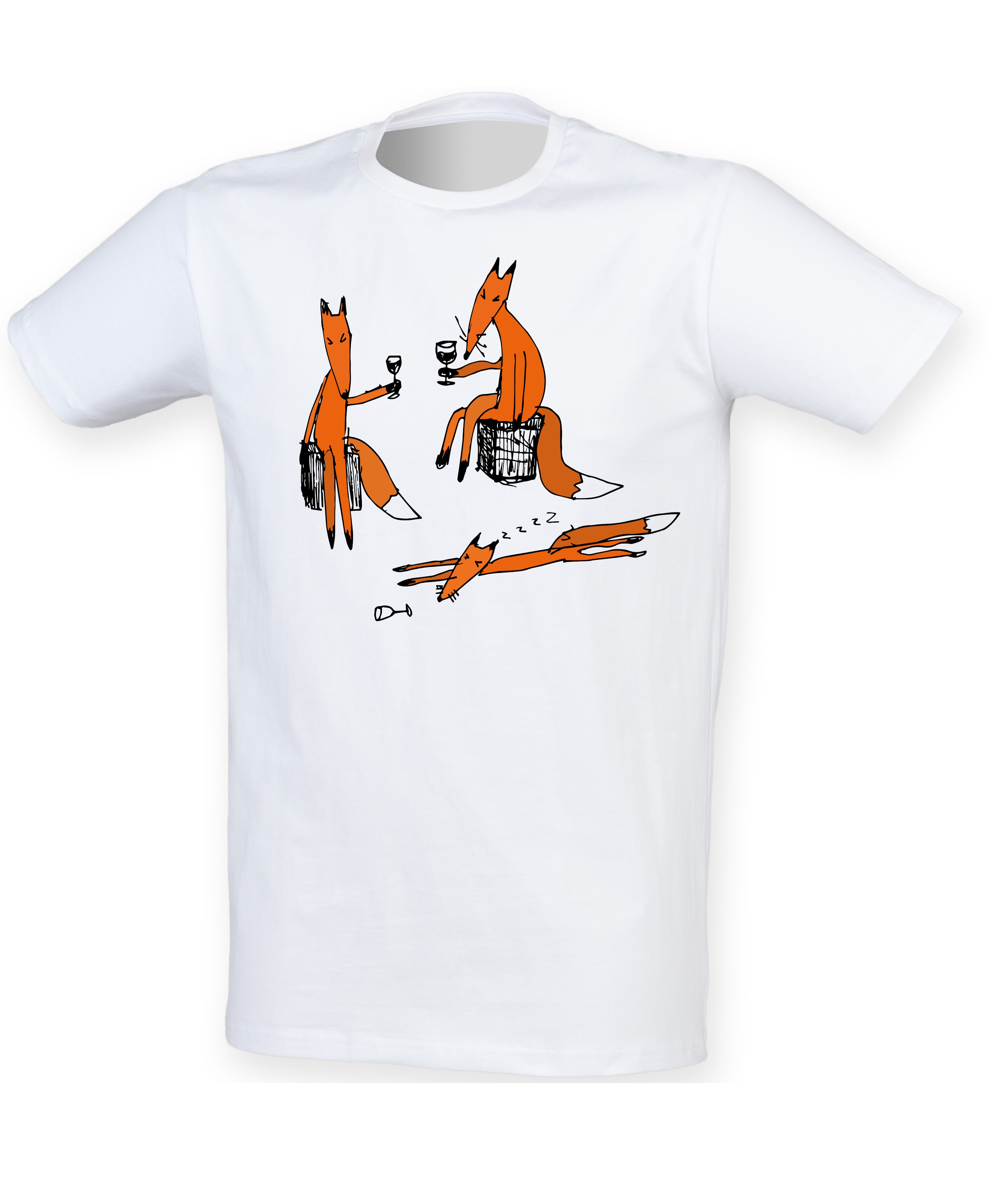 Fox party men t-shirt