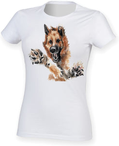 German Shepherd women t-shirt