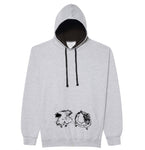 Guinea pigs hoodie, Grey/Black