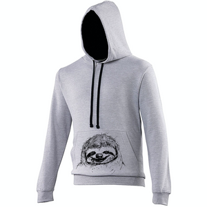 Smiling sloth unisex hoodie