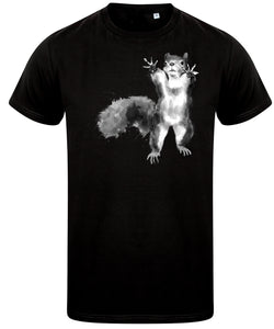 Grey squirrel men t-shirt