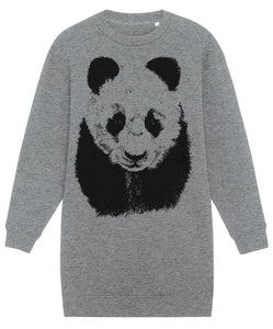 Oversized Sweatshirt dress, Panda
