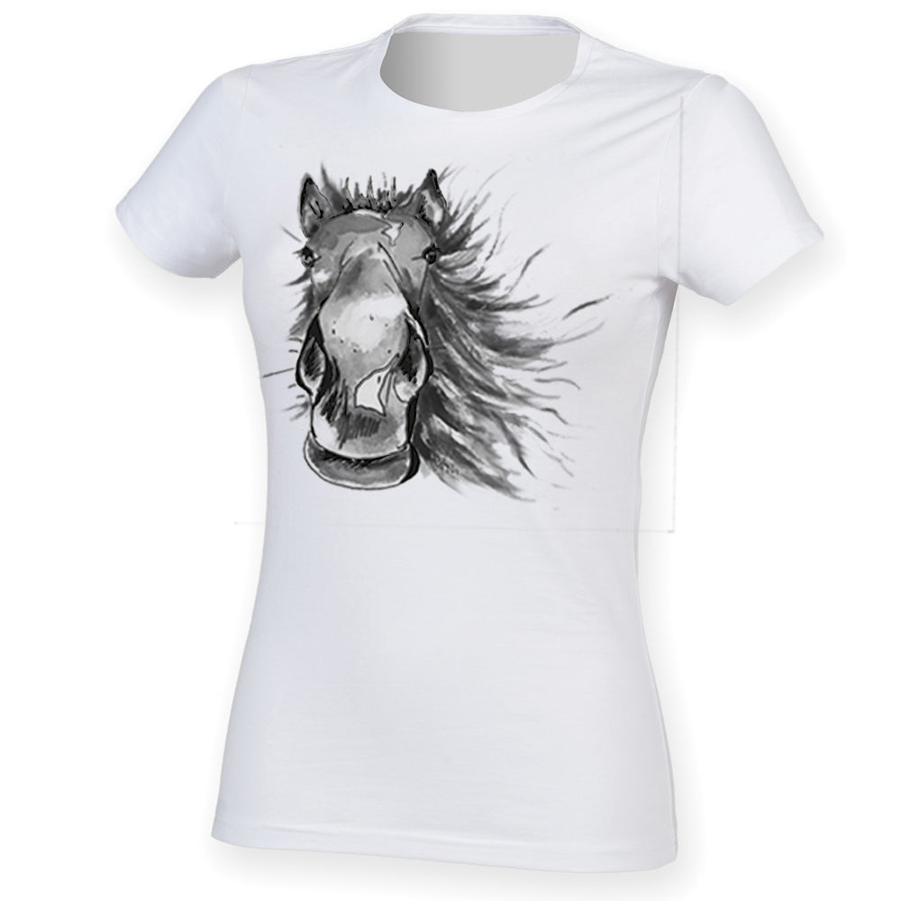 Painted horse women t-shirt