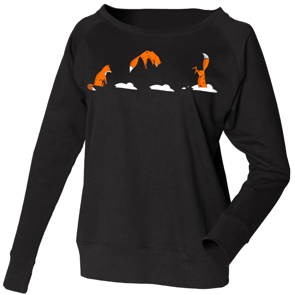 Jumping foxes black jumper