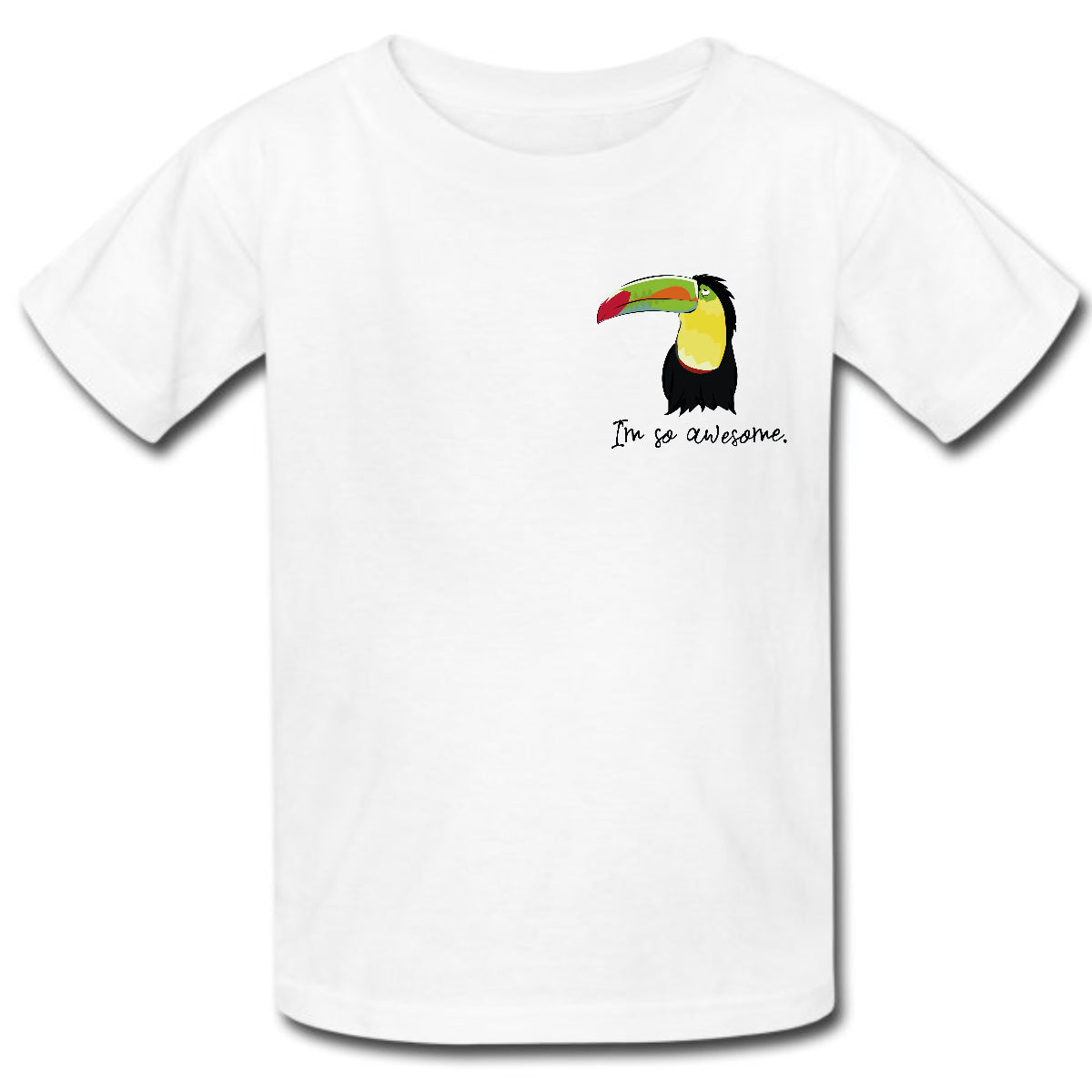 Awesome toucan kids t-shirt-ARTsy clothing