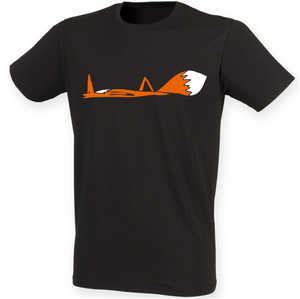 Fox down men t-shirt