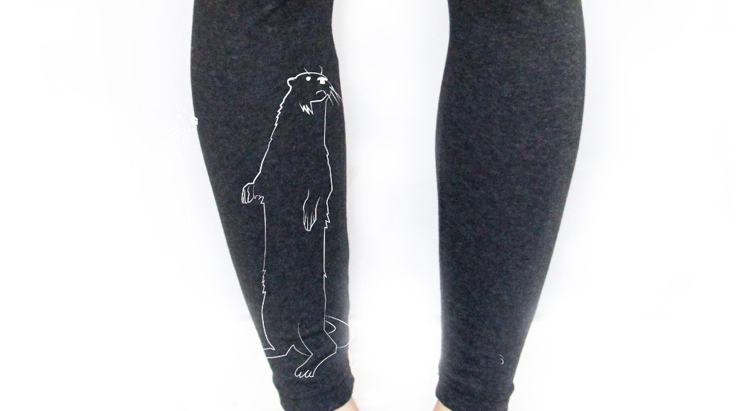 Leggings - Otter Leggings, Charcoal Grey