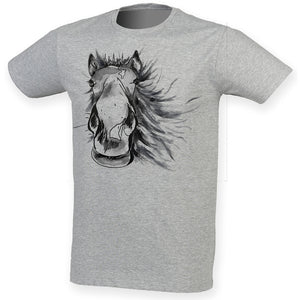 Painted horse men t-shirt