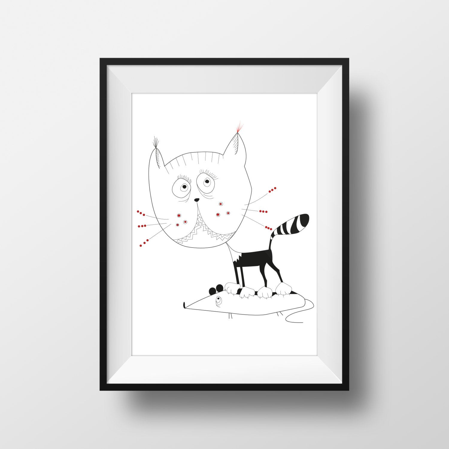 Print - Kitty Cat Art Print