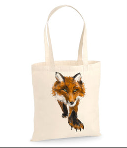 Sneaky fox tote bag