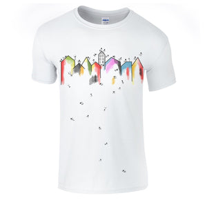 Architectural stickmen t-shirt-ARTsy clothing