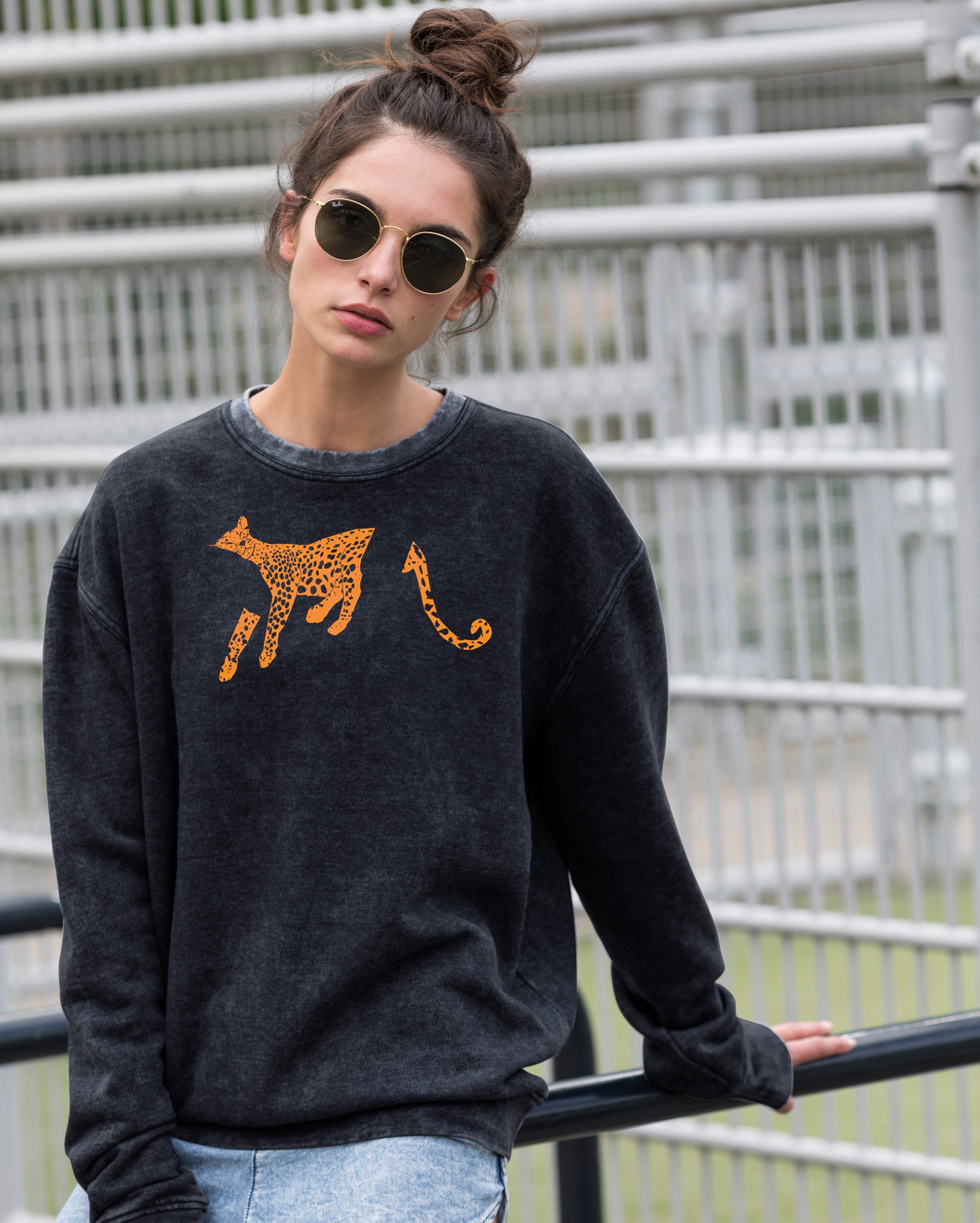 T-shirts - Leopard Sweatshirt, Unisex