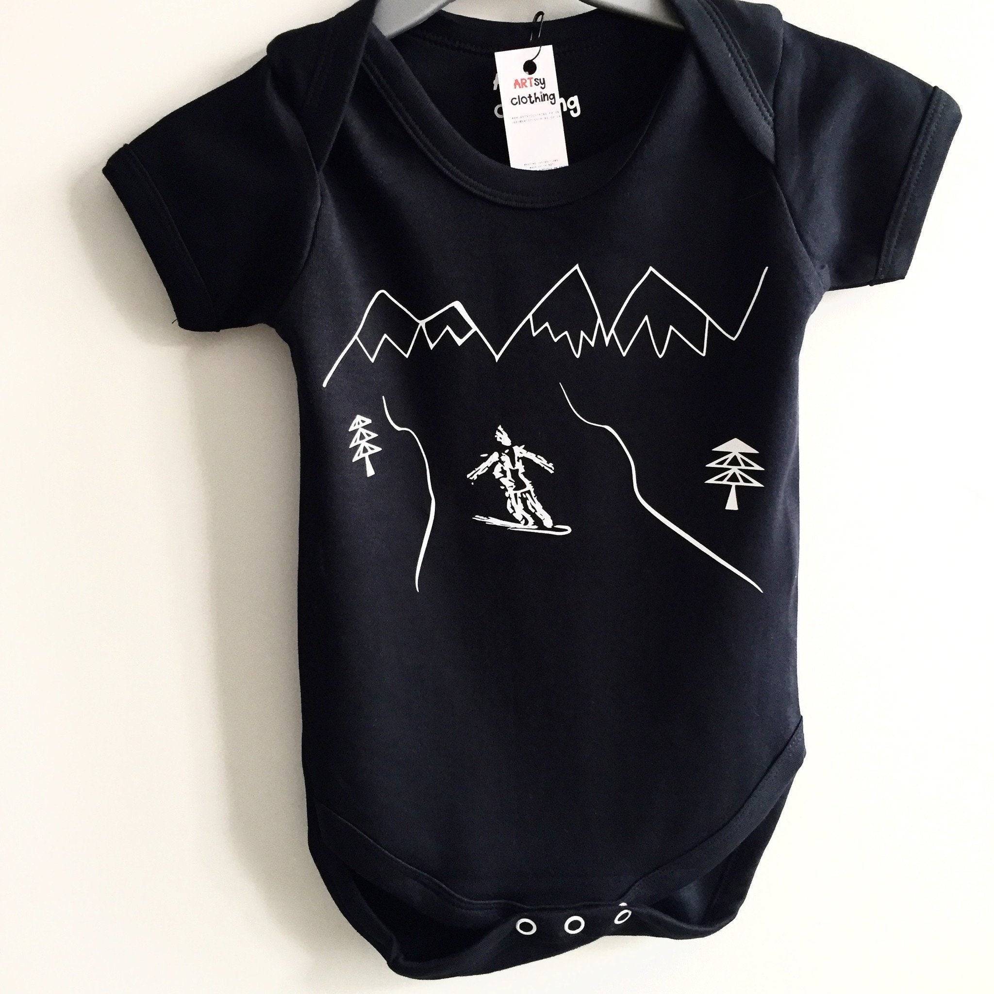 T-shirts - Snowboarding Baby Daddy T-shirt And Bodysuit