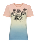 Tie dye festival t-shirt, sloths