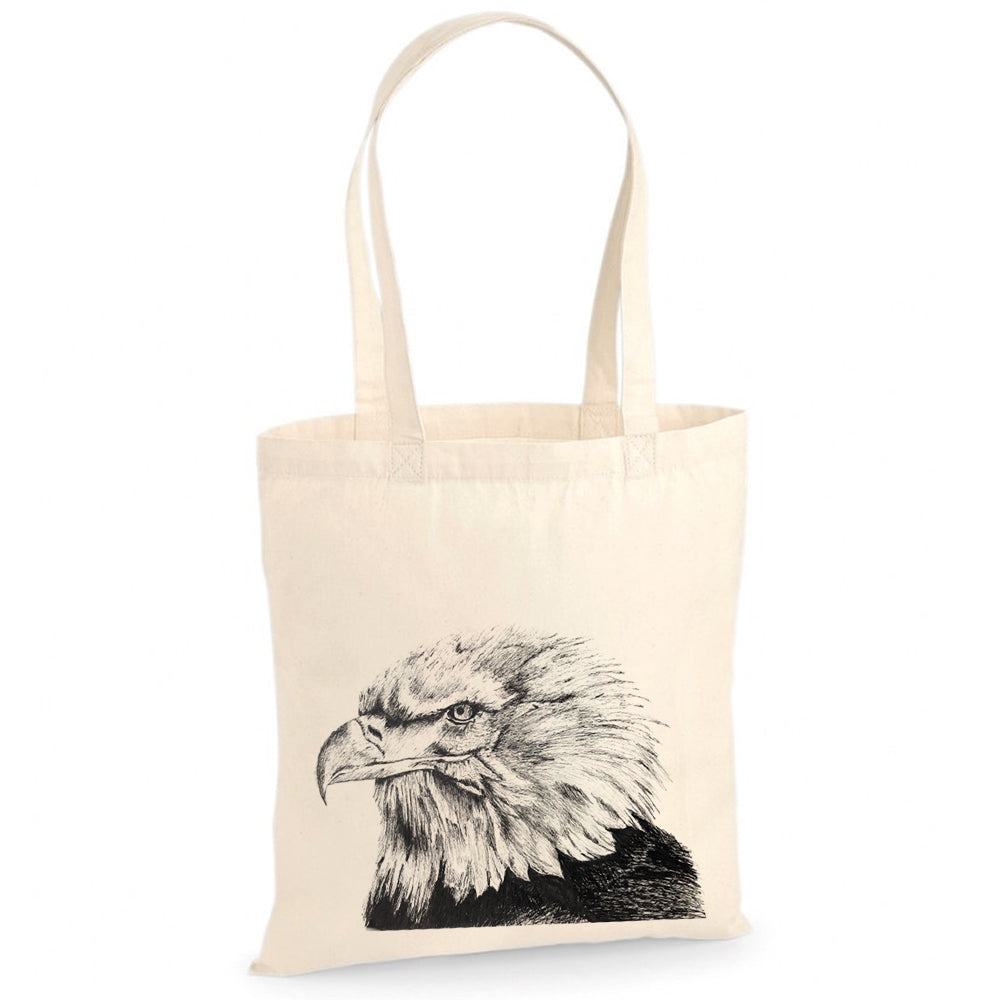 Eagle tote bag, by Gill Pollitt