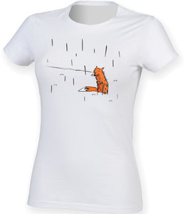 Wet fox ladies t-shirt