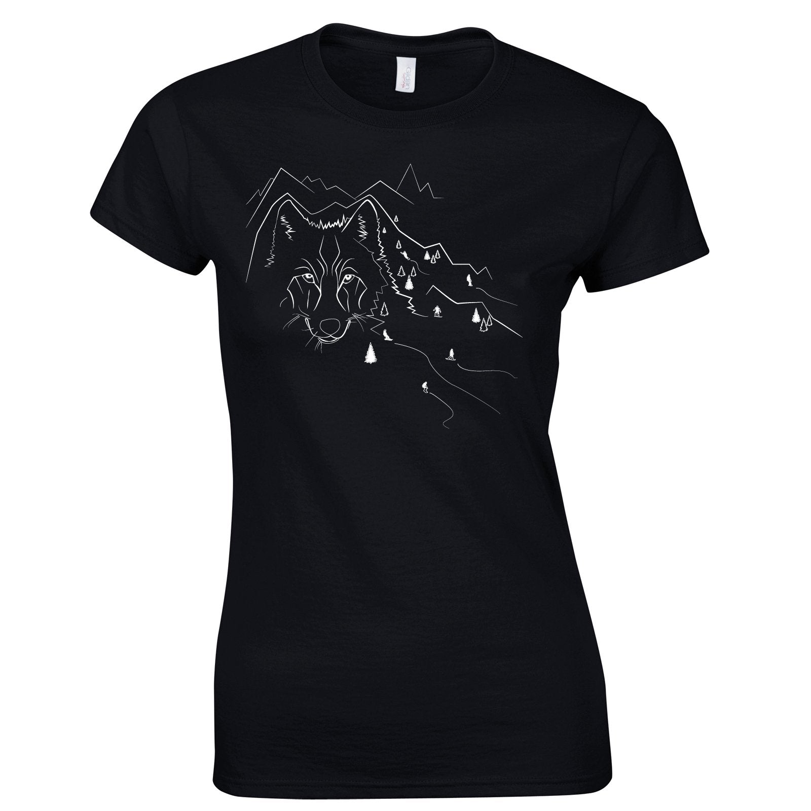 Women Top - Mountain Wolf Women T-shirt