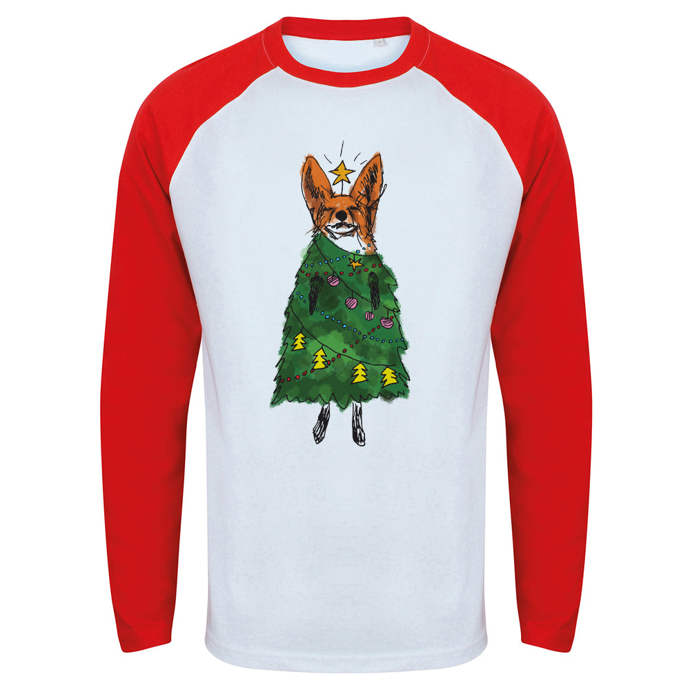 Christmas fox men shirt